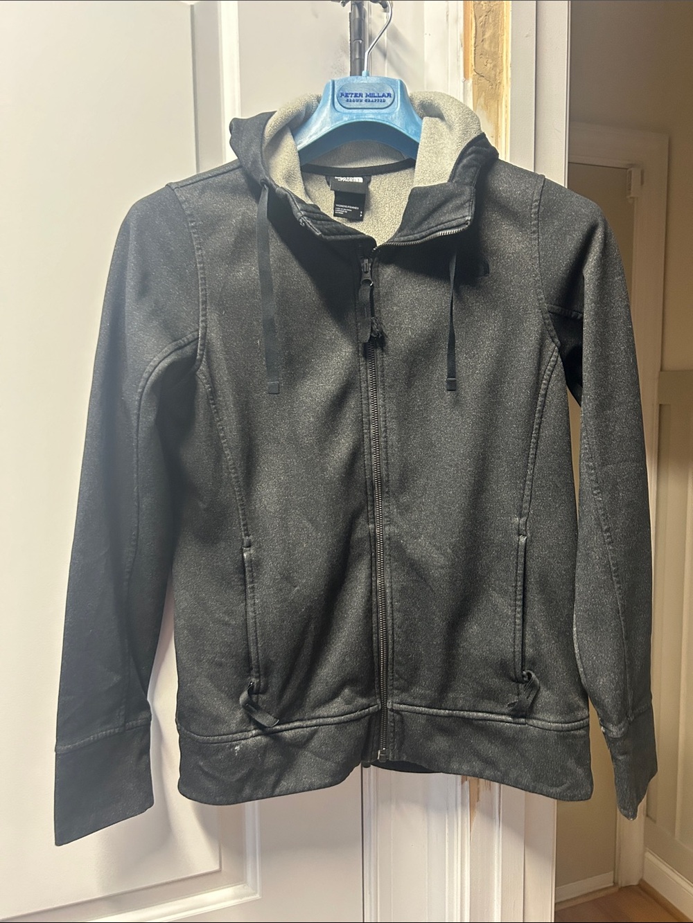 The North Face Kids Black Hooded Zip Jacket